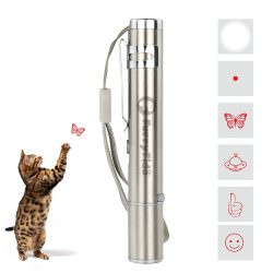 Upgraded】Chase Cat Toy For Endless Fun: Interactive LED Light by FurryFido to Entertain Your Pe ...