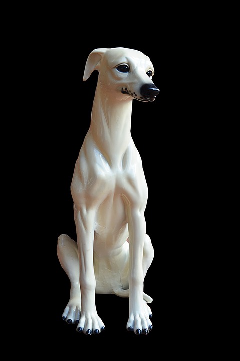 Greyhound Figure Stone – 